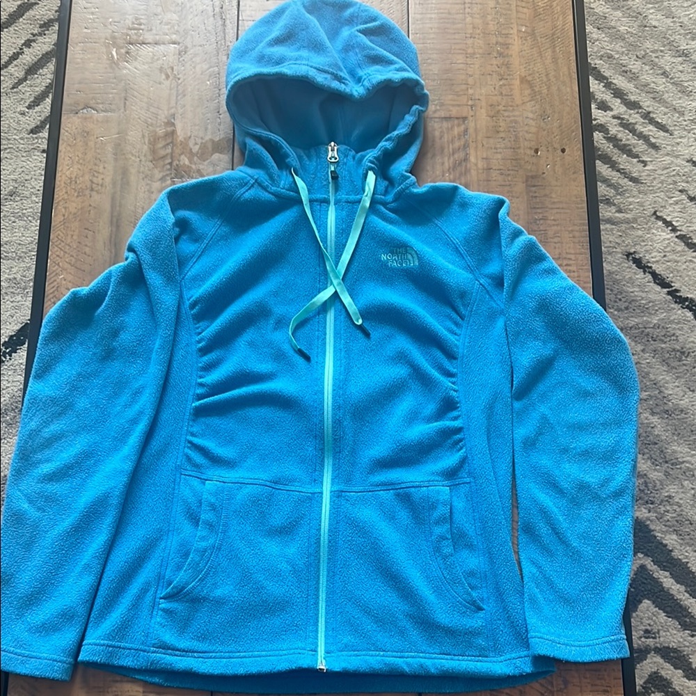 The North Face Blue Fleece Hoodie